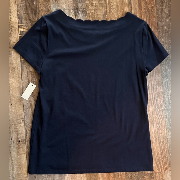Talbots Navy Short Sleeve Tee - Picture 7 of 8